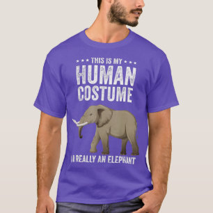 Das ist mein menschliches Kostüm Ich bin wirklich T-Shirt