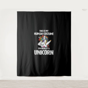 Das ist mein menschliches Kostüm, ich bin wirklich Wandteppich