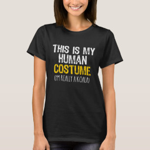 Das ist mein menschliches Kostüm Koala Halloween F T-Shirt