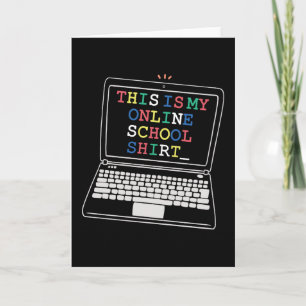 Das ist mein Online-Shirt Karte