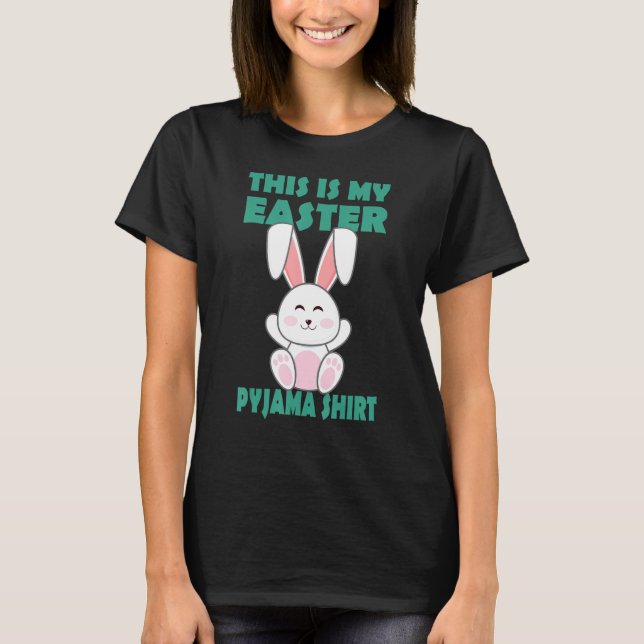 Das ist mein Osterhase Pajama T-Shirt (Vorderseite)