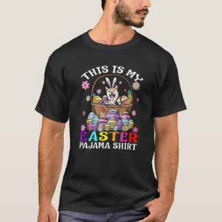 Das ist mein Ostern Pajama Shiba Inu Bunny Eggs Os T-Shirt