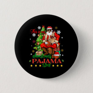 Das ist mein Pajama Black African American Button