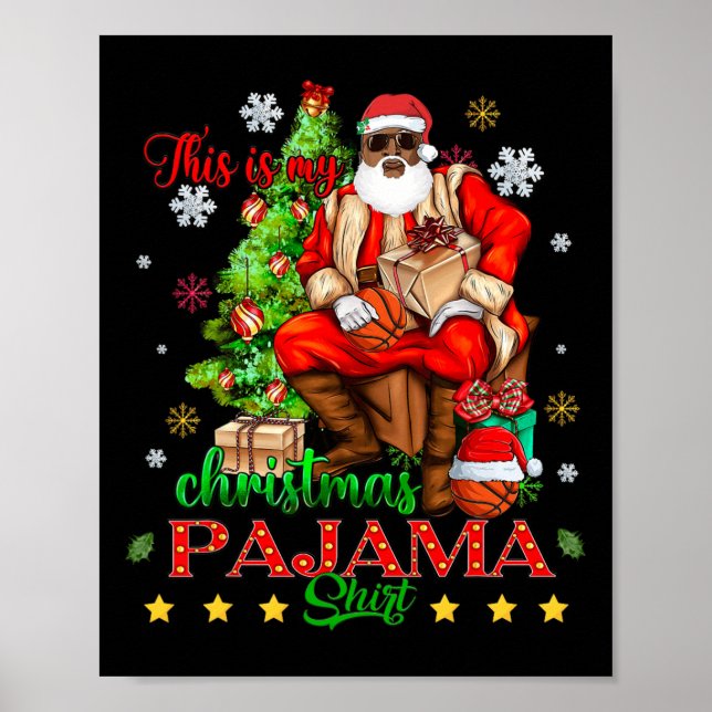 Das ist mein Pajama Black African American Poster (Vorne)