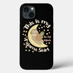 Das ist mein Pajama Shirt Sleepy Sloth Moon Pineap Case-Mate iPhone Hülle
