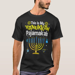 Das ist mein Pajamakah Menorah Chanukka Pyjama Ch T-Shirt