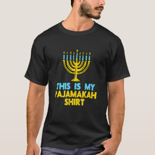 Das ist mein Pajamakah Menorah Hanukkah Judenchan T-Shirt
