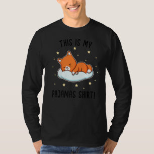 Das ist mein Pajamas! Niedliches Katzen Schlaftier T-Shirt