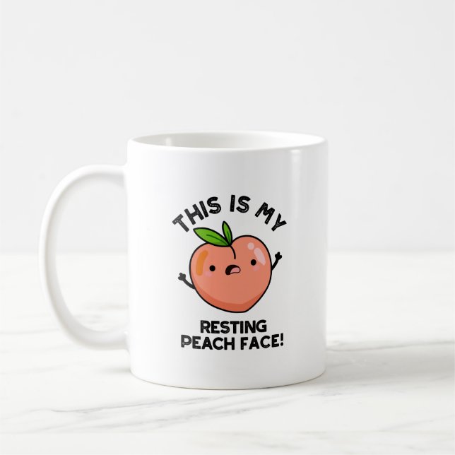 Das ist mein Pfirsichpuffer Kaffeetasse (Links)