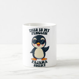 Das ist mein Pinguin-Pajama-Shirt Kaffeetasse