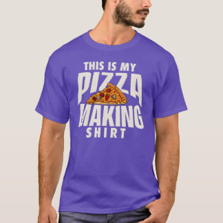 Das ist mein Pizza machen Pizza Bäcker Lebensmitte T-Shirt