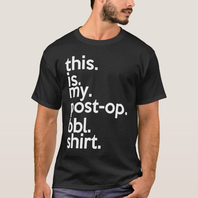 Das ist mein Post-Op-BL T-Shirt (Vorderseite)