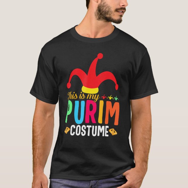 Das ist mein Purim-Kostüm-Happy Purim Holiday Jew  T-Shirt (Vorderseite)