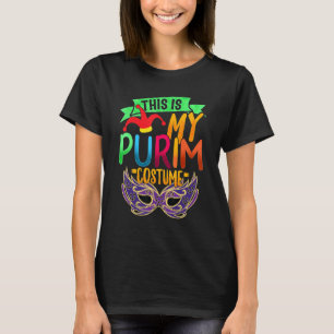 Das ist mein Purim-Kostüm jüdisch Frohes Purim-Fes T-Shirt