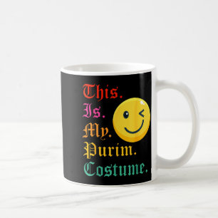 Das ist mein Purim-Kostüm lustig jüdisch  Kaffeetasse