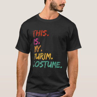 Das ist mein Purim-Kostüm lustig jüdisch Vintage D T-Shirt