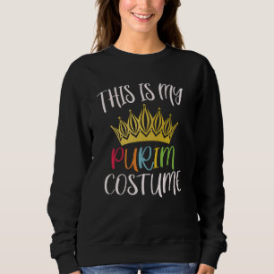 Das ist mein Purim-Kostüm-lustiger jüdischer Sweatshirt
