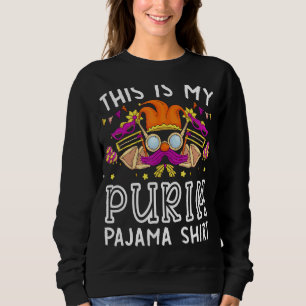Das ist mein Purim Pajama jüdisches Urlaubskostüm Sweatshirt