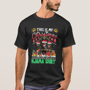 Das ist mein Rottweiler Hund Weihnachten Pajama Xm T-Shirt