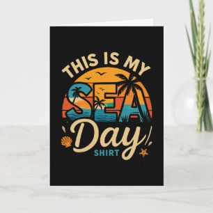 Das ist mein Sea Day Shirt Lustiges Kreuzfahrt-Fam Karte