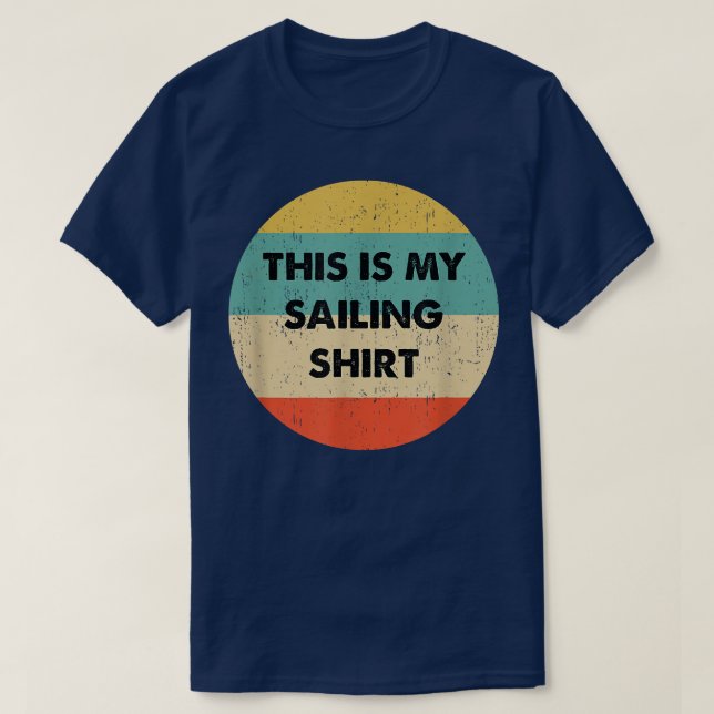 Das ist mein Segelboot  T-Shirt (Design vorne)