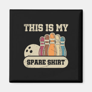 Das ist mein Shirt Bowling Alley Gutter Buttone B Magnet