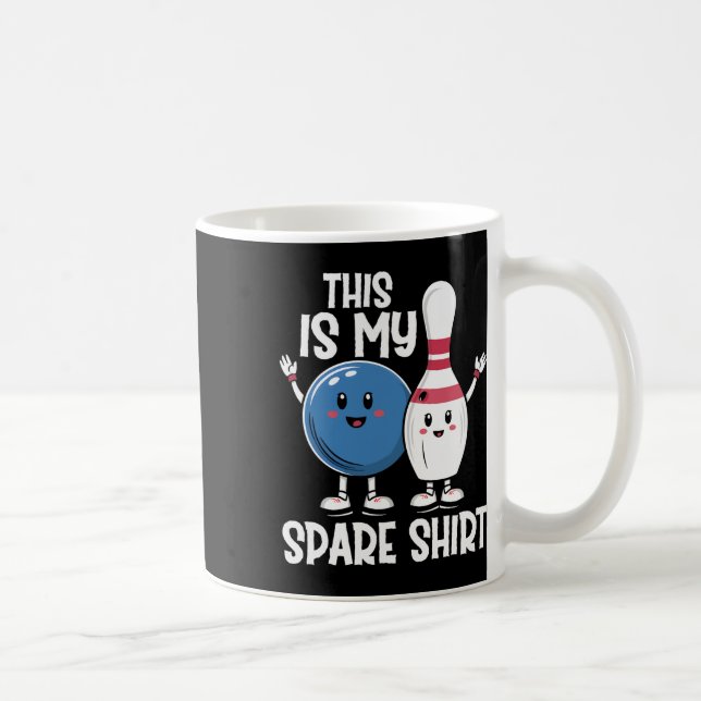 Das ist mein Shirt Bowling LL und Bowling Button Kaffeetasse (Rechts)