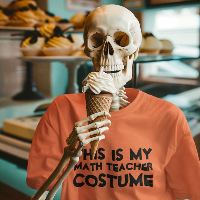 Das ist mein Shirt für Mathematiklehrer (This Is My Math Teacher Costume Shirt)