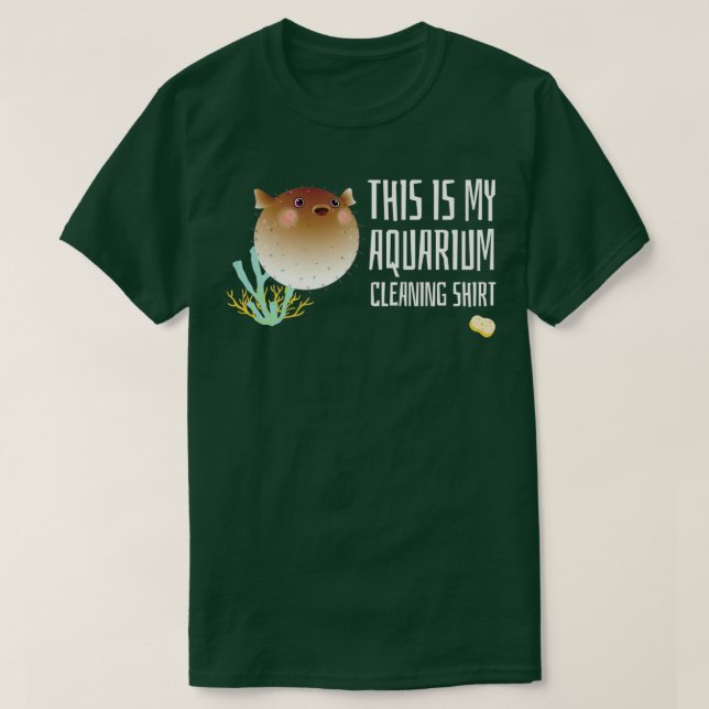 Das ist mein Shirt zur Reinigung des Aquariums mit (Design vorne)