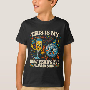 Das ist mein Silvester-Pyjama Lustiges Retro-Gesch T-Shirt