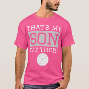 Das Ist Mein Sohn Da Volleyball-Mama Vater Volleyb T-Shirt