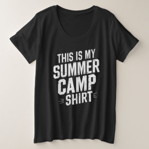 Das ist mein Sommercamp-Shirt Camp-Direktor-Stab Große Größe T-Shirt