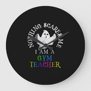 Das ist mein Spooky Gym Teacher Costume Keine Sorg Große Wanduhr