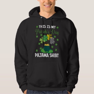 Das ist mein St Patrick S Day Pajama Funny Niedlic Hoodie