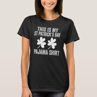 Das ist mein St Patrick S Day Pajama Niedlich Sain T-Shirt