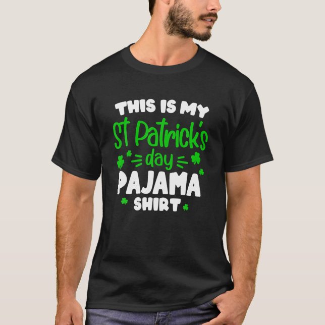 Das ist mein St Patrick's Day Pajama Funny T-Shirt (Vorderseite)