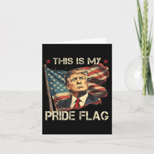 Das ist mein Stolz Flag American Flag Patriotic Karte