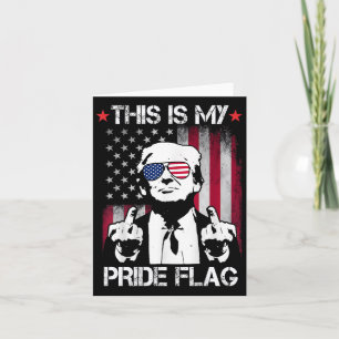 Das ist mein Stolz Flag US-Amerikaner am 4. Juli Karte