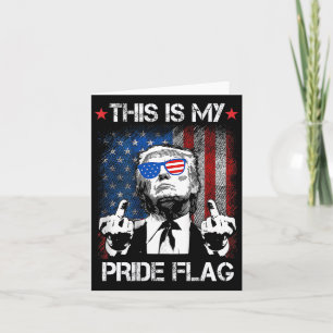 Das ist mein Stolz Flag US-Amerikaner am 4. Juli Karte