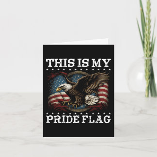 Das ist mein Stolz Flag USA Amerikaner 4. Juli Pat Karte