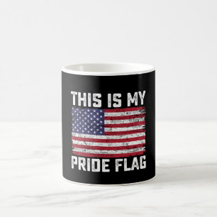 Das ist mein Stolz Flag USA Kaffeetasse