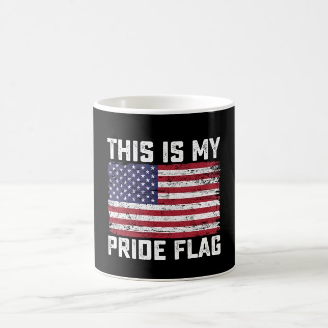 Das ist mein Stolz Flag USA Kaffeetasse (Mittel)