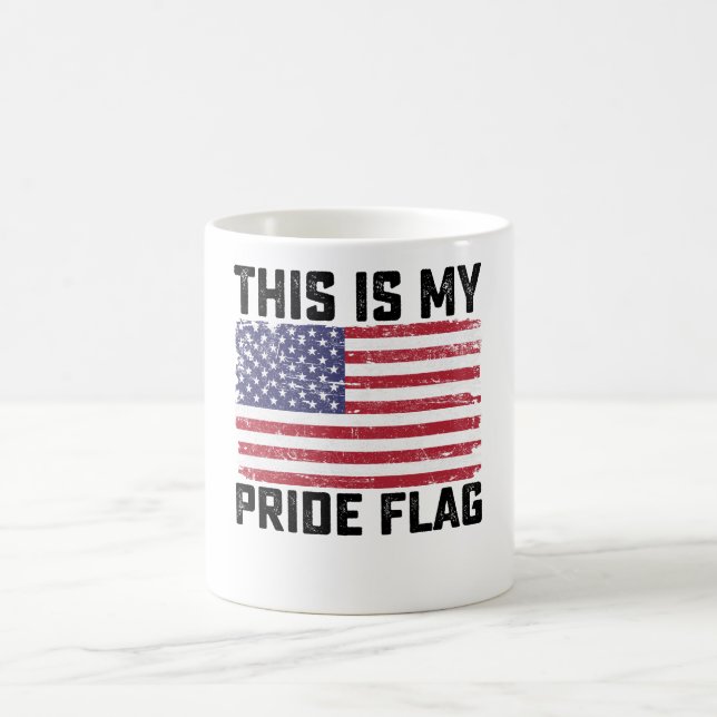 Das ist mein Stolz Flag USA Kaffeetasse (Mittel)