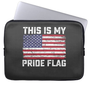 Das ist mein Stolz Flag USA Laptopschutzhülle