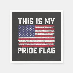 Das ist mein Stolz Flag USA Serviette