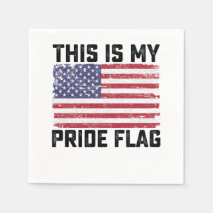 Das ist mein Stolz Flag USA Serviette