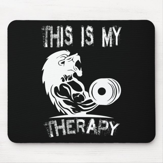 Das ist mein therapeutisches Bodybuilding-Fitnesss Mousepad (Vorne)
