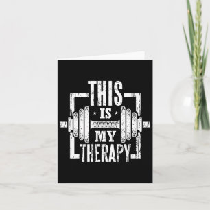 Das ist mein Therapielustiges Gym Workout Motivier Karte