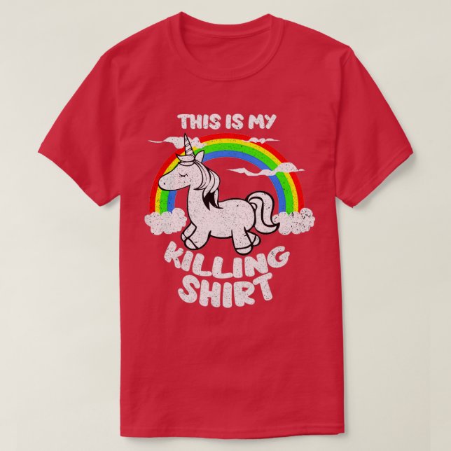 Das ist mein tödliches Einhorn T-Shirt (Design vorne)