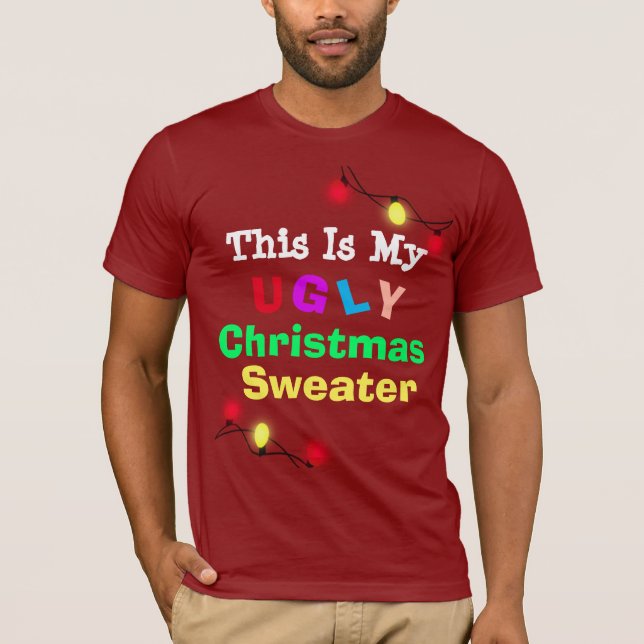 Das ist mein Ugulweihnachtliches Pullover (Vorderseite)